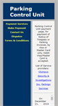 Mobile Screenshot of parkingcontrolunit.ca